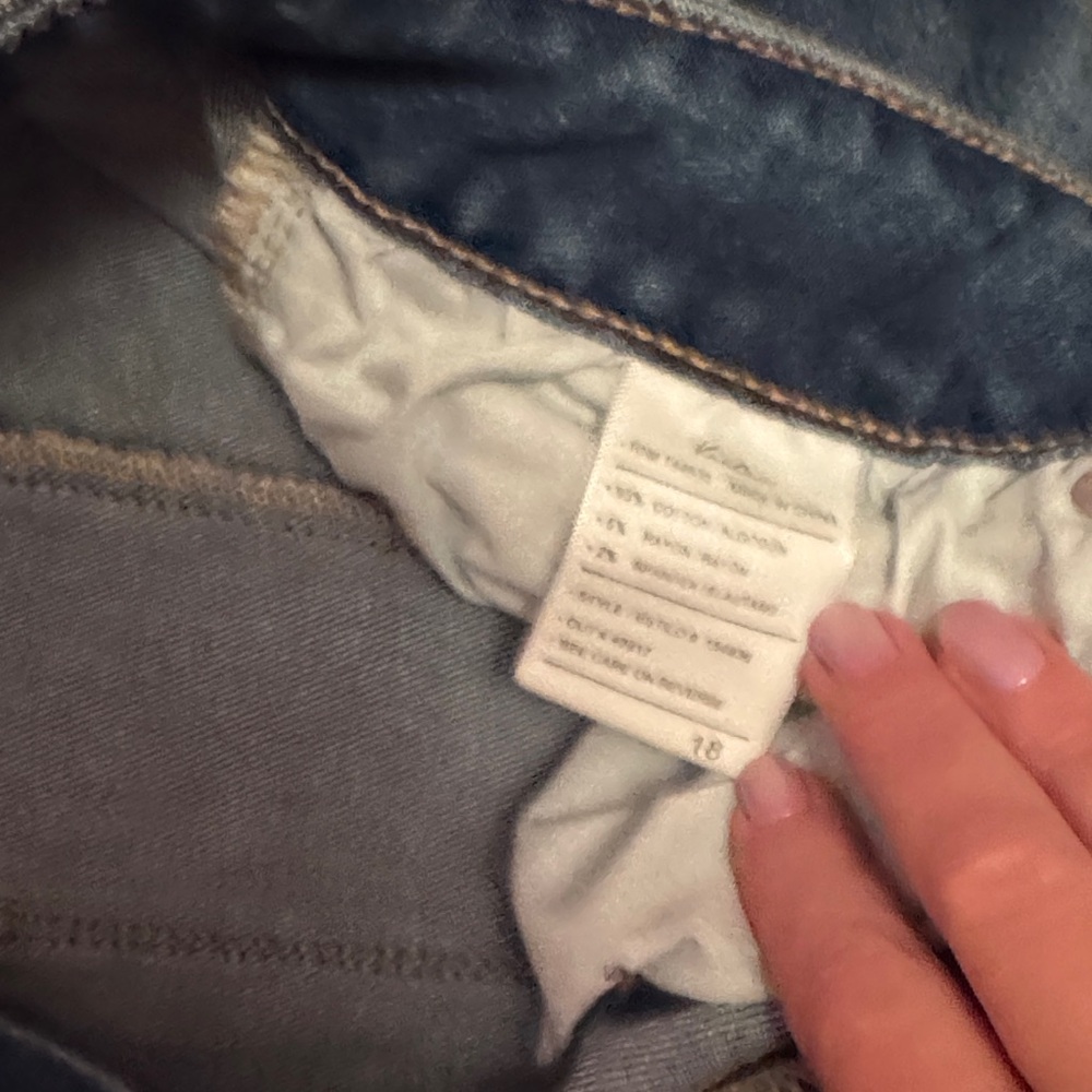 KanCan Blue Flare Jeans with Frayed Hem - Picture 4 of 8